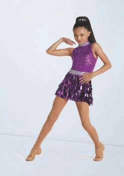 Weissman Good Vibrations -Dance Costumes wn15272 electric purple 34 93664.1698823703