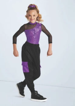 Weissman Ponytail -Dance Costumes wn15490 amethyst 1875 53958.1698824360