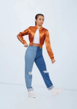 Weissman Two Tone Distressed Jeans -Dance Costumes wn15505 medium wash 16 t 35333.1698824359