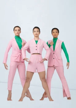 Weissman Split-Front Suit Pants 12 Weissman Split-Front Suit Pants -Dance Costumes wn15562 pink 32 62246.1694697962