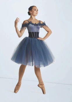 Weissman Fragile Dream -Dance Costumes wn15916 slate blue 2000 06238.1694435072