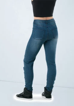 Weissman Slashed Skinny Jeans 12 Weissman Slashed Skinny Jeans -Dance Costumes wnah9210 denim 0327 99521.1696479589